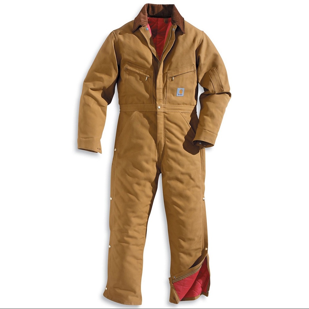 Carhartt  Quilt Lined Duck Coverall snowsuit for women and men